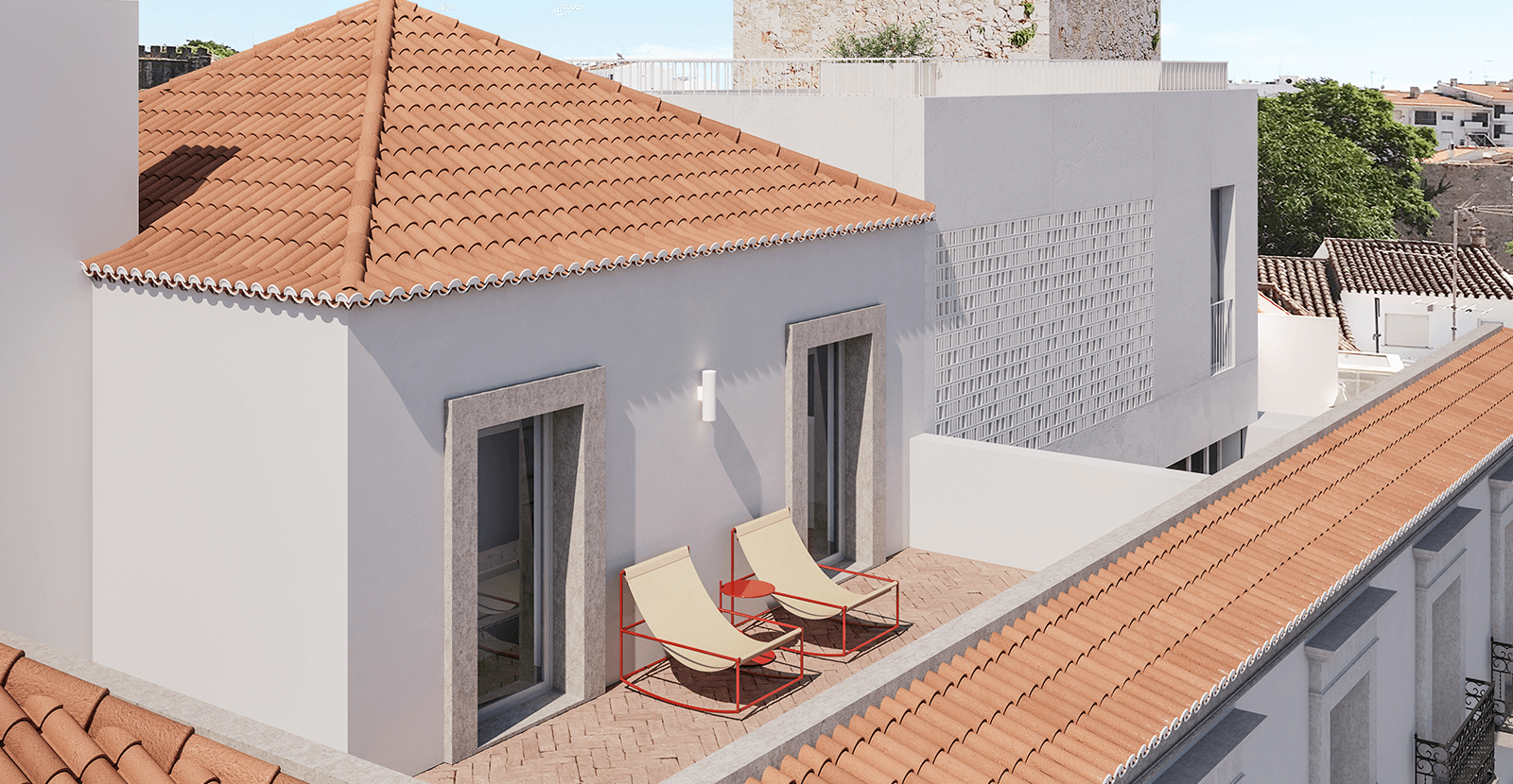 LES TERRASSES, um Empreendimento singular bem no centro histórico da cidade de Tavira